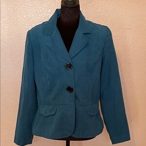 Studio I Teal Tailored Women's Blazer
